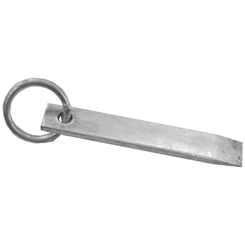 Bjergkile lige varmgalvaniseret - Bjergkile vglv. lige Lgd:210 mm Brd. 33 mm Gods 7 mm