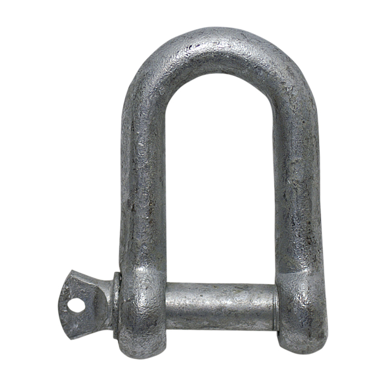 Sj�kel D varmgalvaniseret m/�jebolt - Sj�kel glv m/�jebolt "D" 5 mm Brud 320 kg