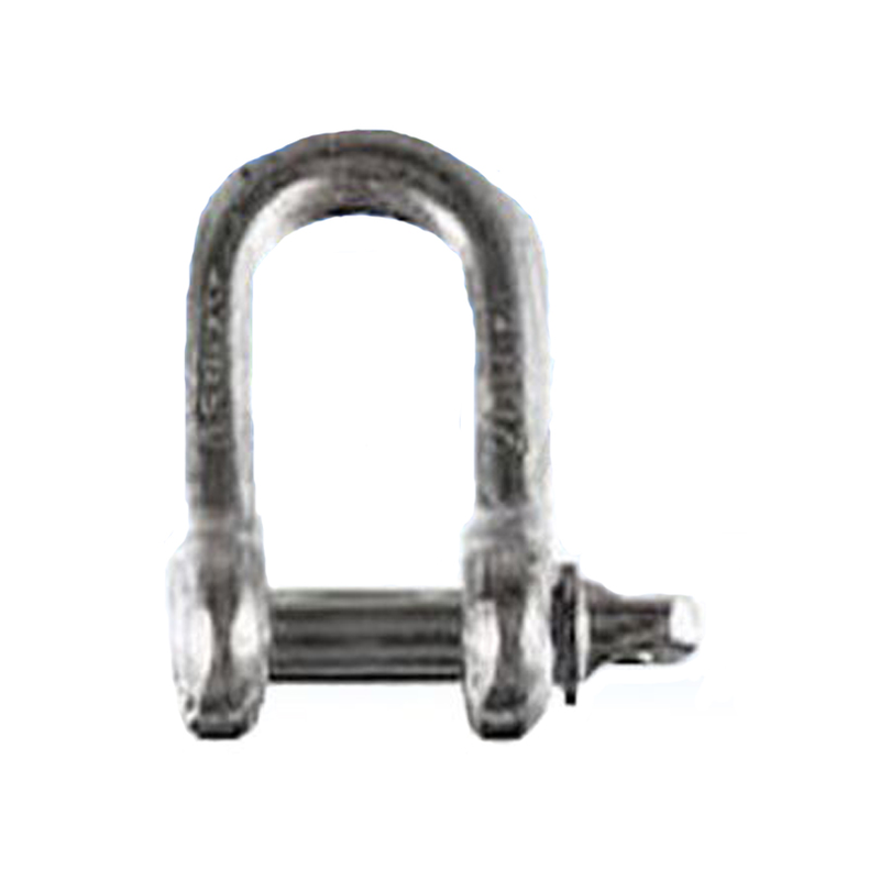 Sj�kel D el-galvaniseret m/�jebolt - Sj�kel elglv m/�jebolt "D" 8 mm WLL 200 kg