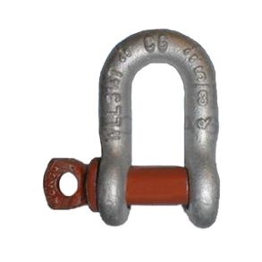 Sj�kel D galvaniseret Red Pin m/�jebolt 22 mm 19 x 22 mm