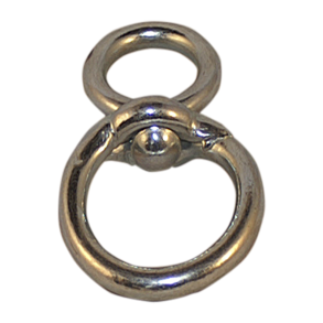 Drejeled forniklet - Drejeled Fornikl. stort �je �8x40 Lille �7x25