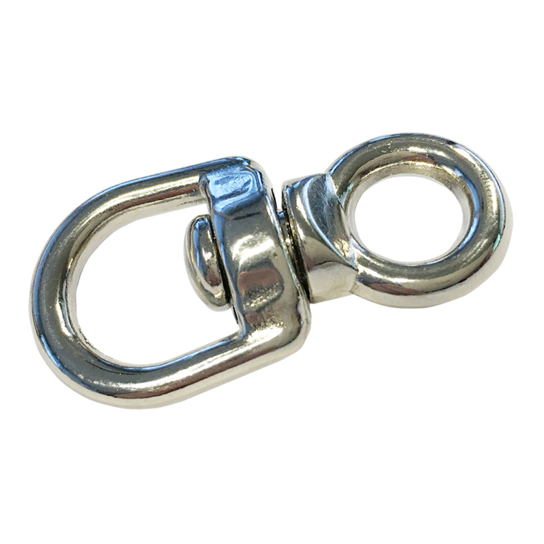 Svirvel forniklet 40 mm 9 x 13 mm