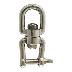 Svirvel rustfri �je/gaffel m/�jebolt - Svirvel rustfri �je/gaffel 10 mm Brud: 3.150 kg