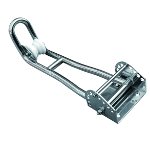 Ankerrulle rustfri til h�kmontering - Ankerrulle rf til h�kmontering Base 151x119 mm Lgd. 575 mm Max 15kg