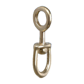 Flagsvirvel messing almindelig - Flagsvirvel mess 38 mm