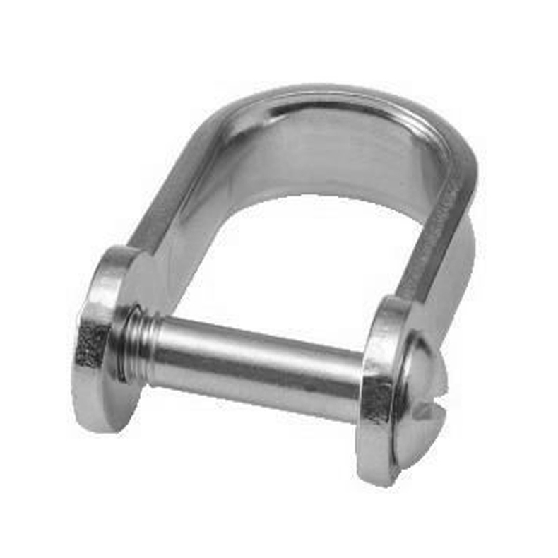 Sjækel D rustfri m/kærvbolt BW  5mm