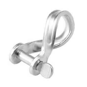 Sj�kel vredet rustfri m/fingerskrue BW 5 mm