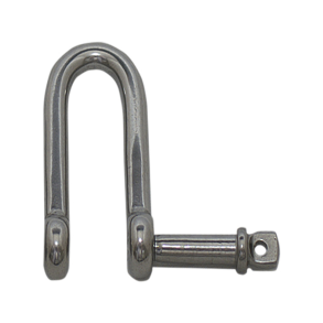 Sj�kel D rustfri m/�jebolt lang Captive Pin - Sj�kel M/�jebolt D Bb Lang Rf* 5 mm