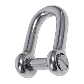 Sj�kel D rustfri m/k�rvbolt 10 mm