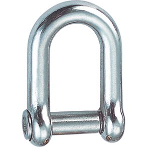 Sj�kel D rustfri m/unbrakobolt - Sj�kel D rf m/umbracobolt 6 mm Indv. L: 14 mm x B:12 mm