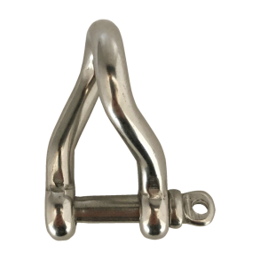 Sj�kel vredet rustfri m/�jebolt - Sj�kel M/�jebolt Vreden Rf 6 mm Indv.L. 45 mm