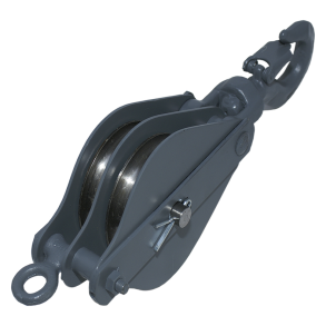 Londonblok 2-sk. m/krog & hundsvot - Londonblok M/Krog 2-Sk 100mm f/ 16mm Tov Krog Gab 25mm