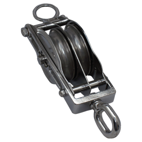 Londonblok rustfri 2-sk. m/�je & hundsvot - Londonblok Rf M/�je 2-Sk 100mm