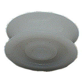 Blokskive nylon - Blokskive Nylon 20mm x 10mm Aksel 4mm 6mm