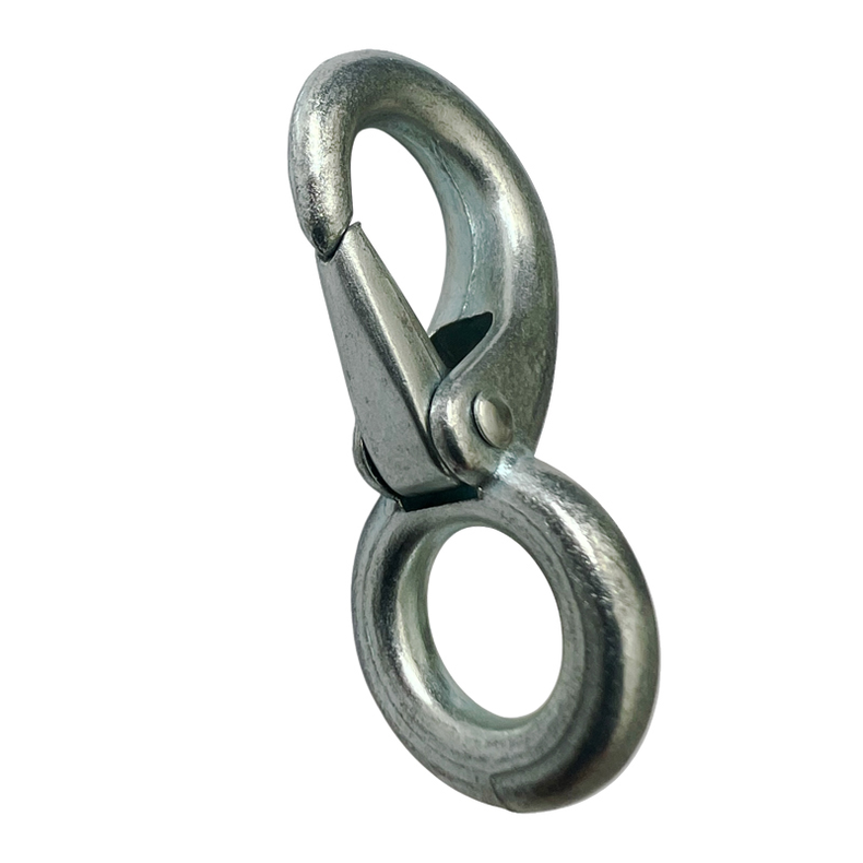 Karabinhage el-galvaniseret - Karabinhage glv m/�je 126 100 mm