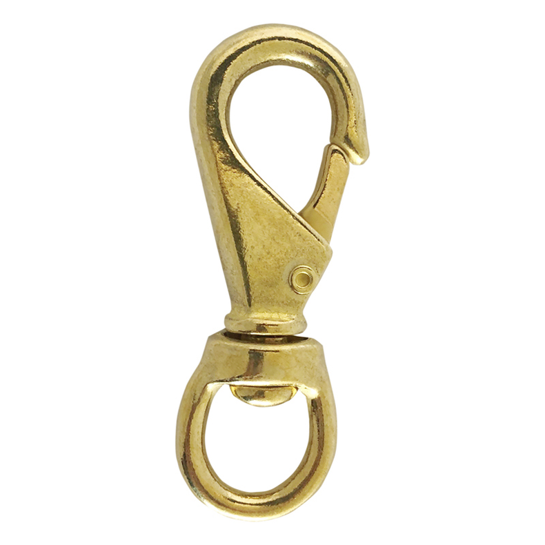 Karabinhage messing m/svirvel "B.251" - Karabinhage messing m/svirvel nr. 1