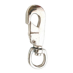 Karabinhage rustfri m/svirvel f/hundesele 188-5/8 - Karabinhage F/Hundesele Rf 16 mm
