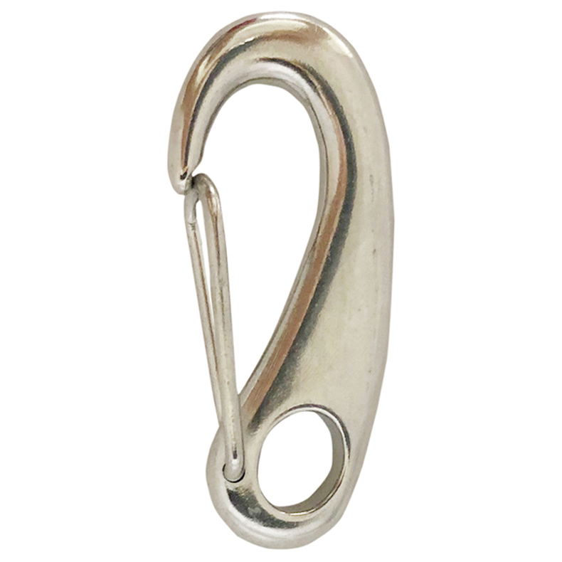 Fjederhage rustfri "J" m/lukket �je - Fjederhage rf Type J 70 mm