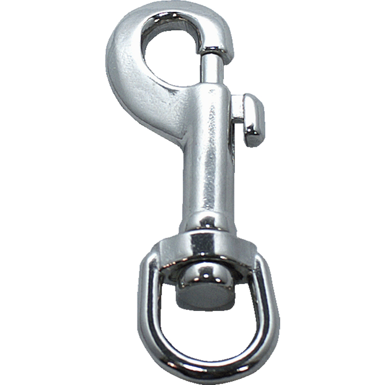 Karabinhage rustfri m/svirvel "225S" 80 mm