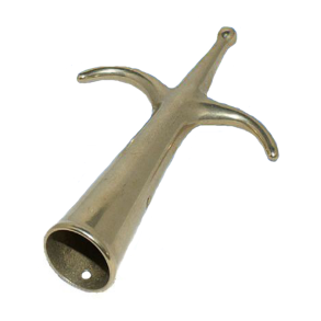 B�dshagespids messing dobbelt 34 mm 188 mm