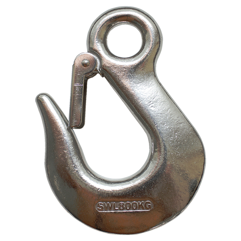 Lastekrog/Trailerkrog rustfri - Lastekrog / Trailerkrog rf SWL 800 kg 115 x 52 mm