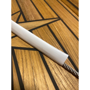 Krympeflex til sgelnder hvid 12/3 mm