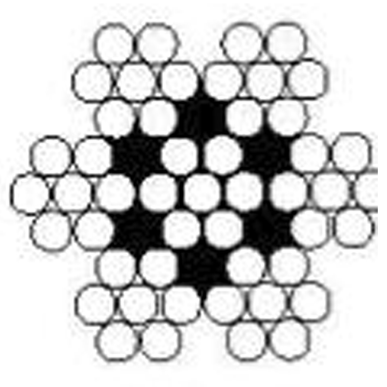 St�lwire galvaniseret 7x7 1,8 mm