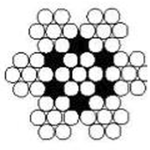 St�lwire rustfri 7x7 - 1,5 mm