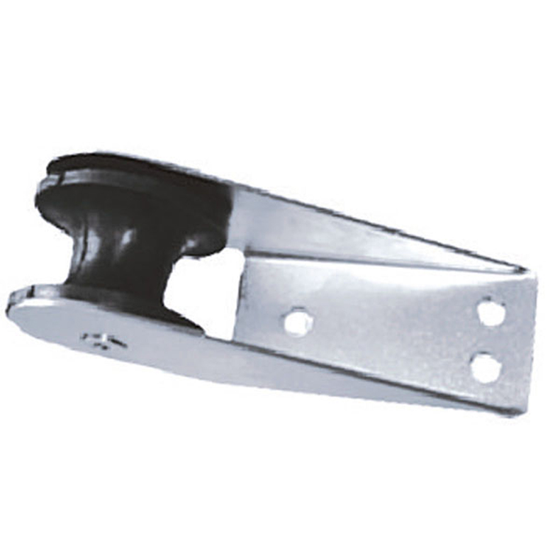 St�vnrulle rustfri m/sort nylonhjul - St�vnrulle rf B:51 mm L:155 mm