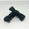 Flettede Fenderliner med �je Sort 6 mm 1,5 m - 2 stk.