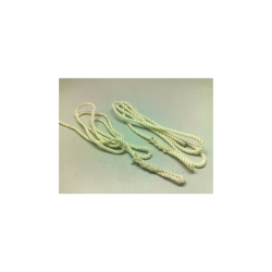 3-sl�et Fenderliner med �je Hvid 6 mm 1,5 m - 2 stk.