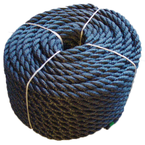3-sl�et PP Multifilament bl� (i 40 meters ruller) Navybl� 18 mm
