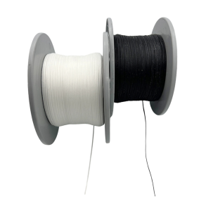Taklegarn vokset p� store spoler Sort 1 mm