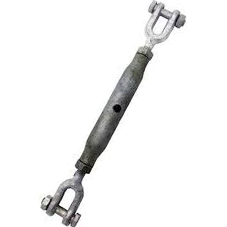 Vantskrue varmgalvaniseret gaffel/gaffel - Vantskrue G/G 401 Vglv 38 mm WLL 10t 707/1002mm