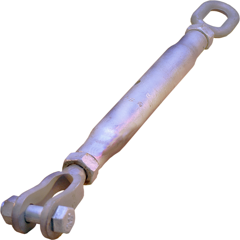 Vantskrue varmgalvaniseret �je/gaffel - Vantskrue �/G 402 Vglv 50 mm