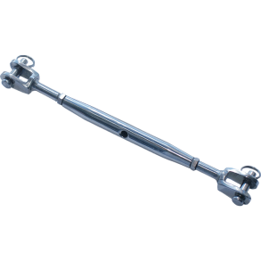 Vantskrue rustfri gaffel/gaffel - Vantskrue rf AISI 316 DIN1478 G/G 5 mm 130/190mm Br:900kg