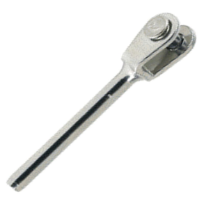 Gaffelterminal 6mm pindbolt/ 4mm wire