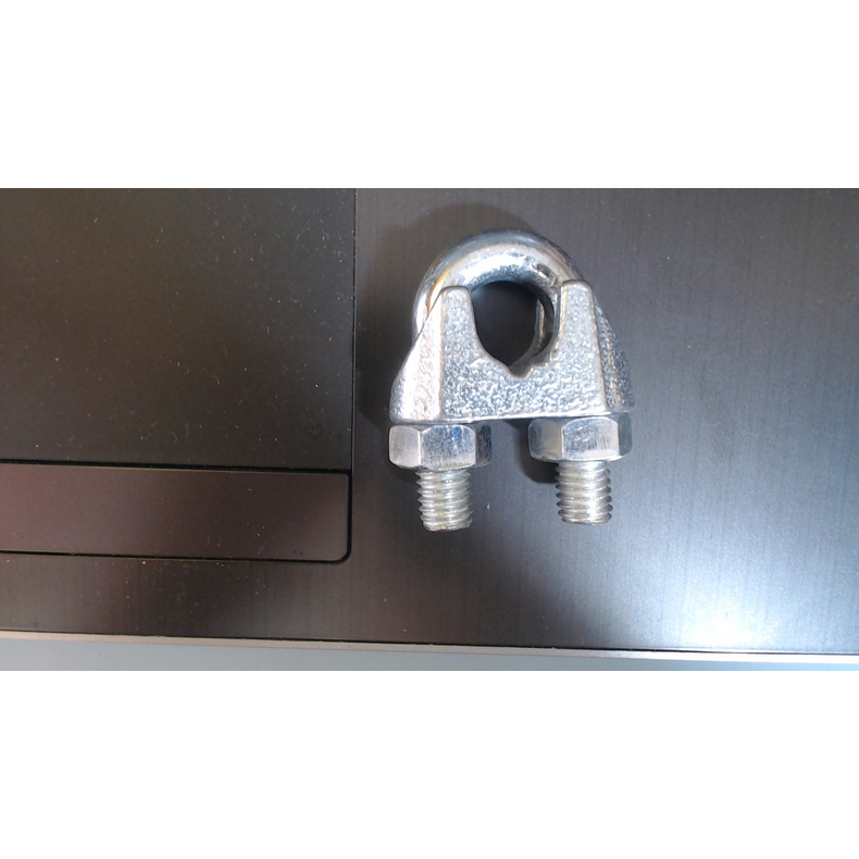 Wireklemme  Wirel�s el-galvaniseret - Wirel�s el-galv. 10 mm DIN741