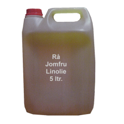 Linolie koldtpresset - Linolie Jomfru r� koldpresset 5 ltr.
