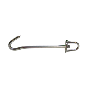 Sejlkrog rustfri m/svirvel 100 mm