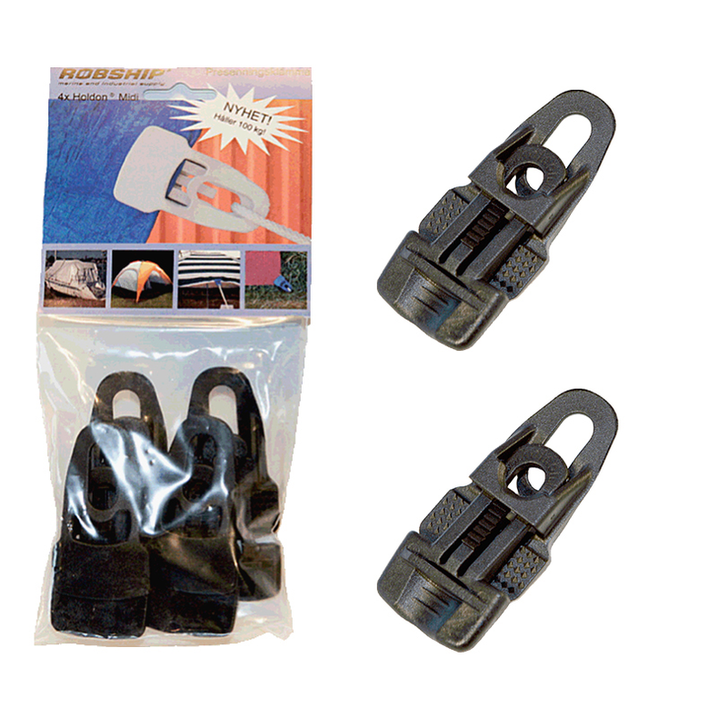 Presenningsclips - Presenningsclips sort ./ps. 15 ps./krt.