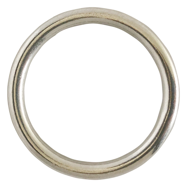 Ring rustfri rund - Gods 3mm - Indv. : 20mm AISI 316.