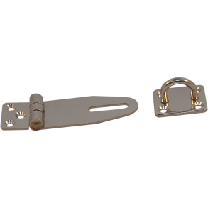 H�ngel�soverfald med l�se�je rustfrit 80 mm 30 mm 80 x 30 mm