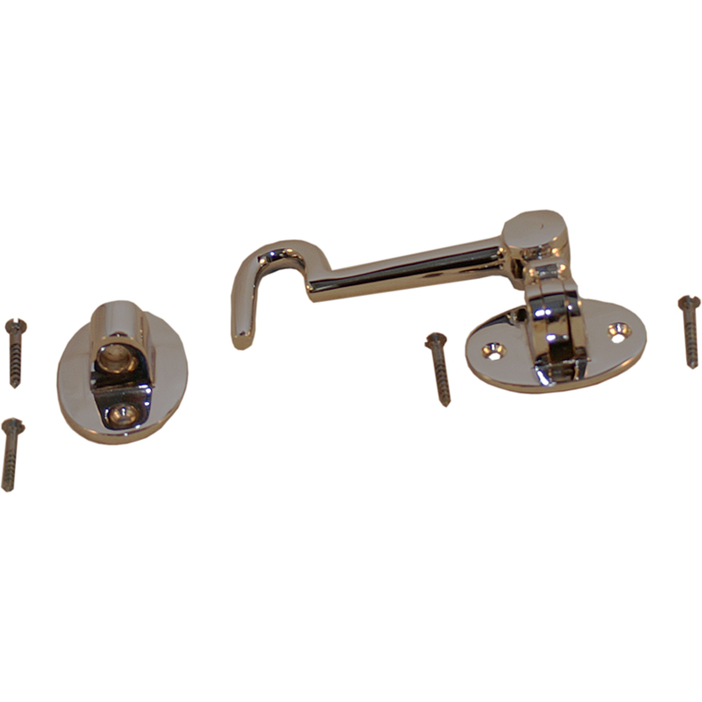 Kahytskrog raslefri forkromet 100 mm