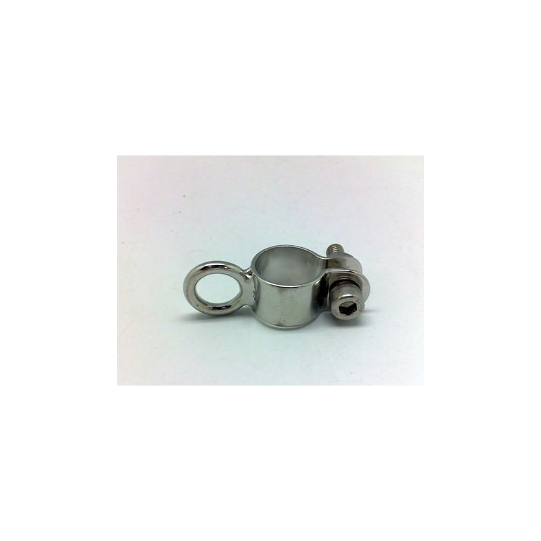B�jle rustfri med ring for s�gel�nder - B�jle rf med ring for s�gel�nder �:25 mm r�r
