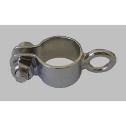 B�jle rustfri med ring for s�gel�nder - B�jle rf med ring for s�gel�nder �:25 mm r�r