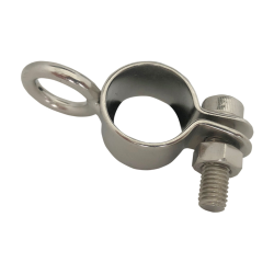 B�jle rustfri med ring for s�gel�nder - B�jle rf med ring for s�gel�nder �:25 mm r�r