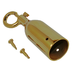 Tovende messing med karabinhage - Tovende messing m/karabinhage � 30 mm