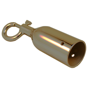 Tovende forkromet med karabinhage 30 mm