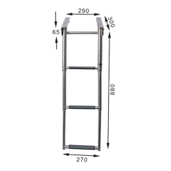 Teleskopstige BKT73 i kassette 250 x 880 mm